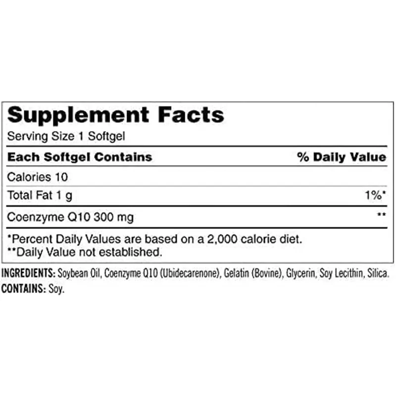 Kirkland CoQ-10 300mg - 100 Softgels - Image 2
