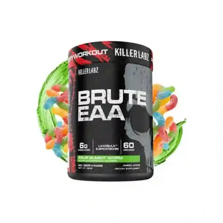 Brute EAA- Sour Gummy Worms 60 Servings
