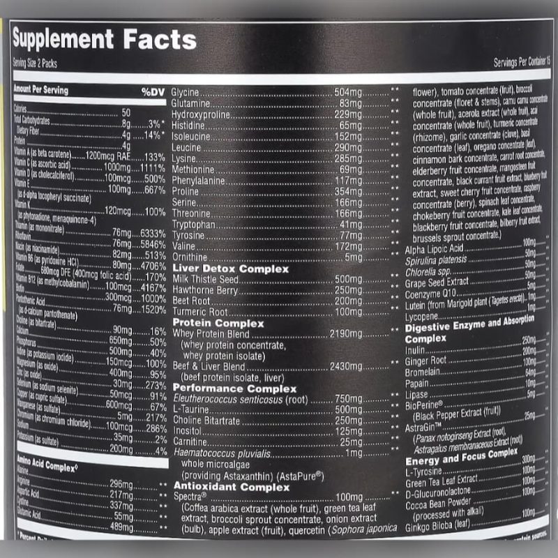 Universal Nutrition Animal Pak-44 Packs - Image 2
