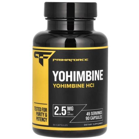 Primaforce, Yohimbine HCl, 2.5 mg , 90 Capsules