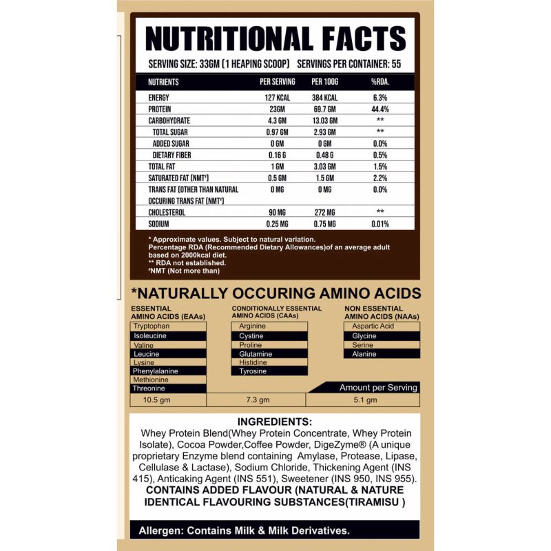 Ripped Up Nutrition Whey PRO- Trustified™ - Kesar Thandai - Image 2