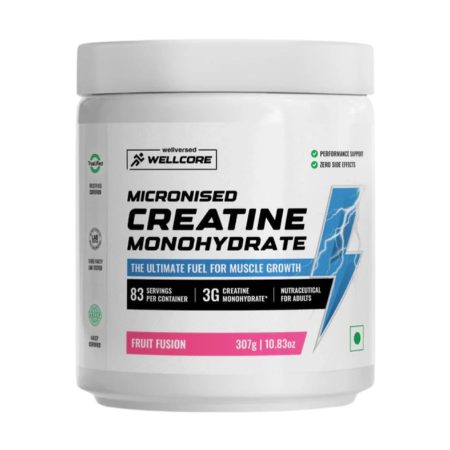 Wellcore - Pure Micronised Creatine Monohydrate | (307g, 83 servings)