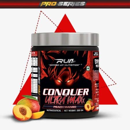 Ripped Up Nutrition – Conquer Ultra Maxx- Preworkout – Peach Mango