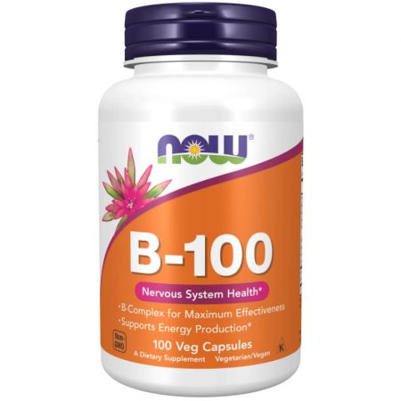 NOW Foods - Vitamin B‑100 | 100 Veg Capsules