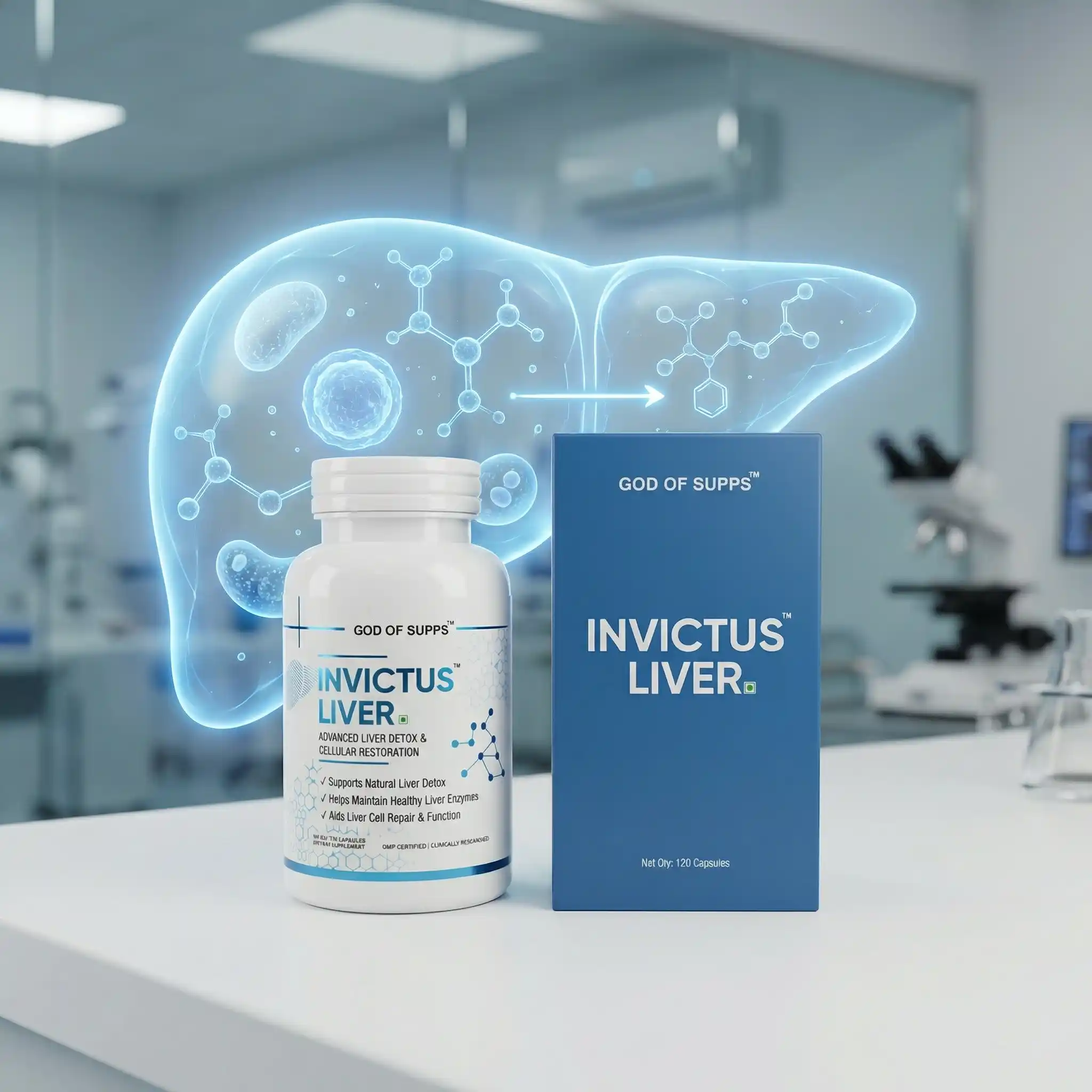Invictus Liver – 120 Capsules (Advanced Liver Support Formula) - Image 3