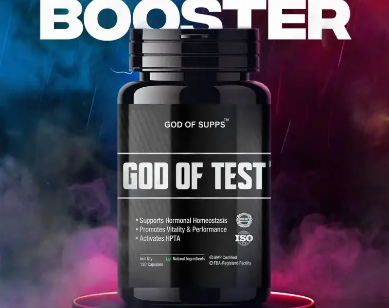 God of Test Testosterone Booster Supplement with Tongkat Ali and Fadogia Agrestis