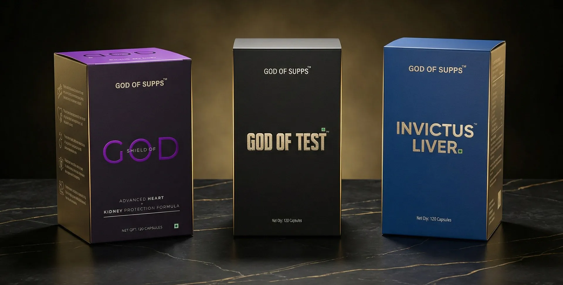 God of Test + Invictus Liver + Shield Of God