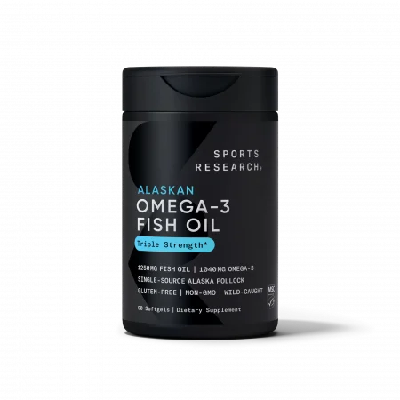 Sports Research Omega-3 Fish Oil – 90 Softgels