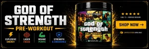 How to get a better pump at the gym - God of Strength pre workout supplement