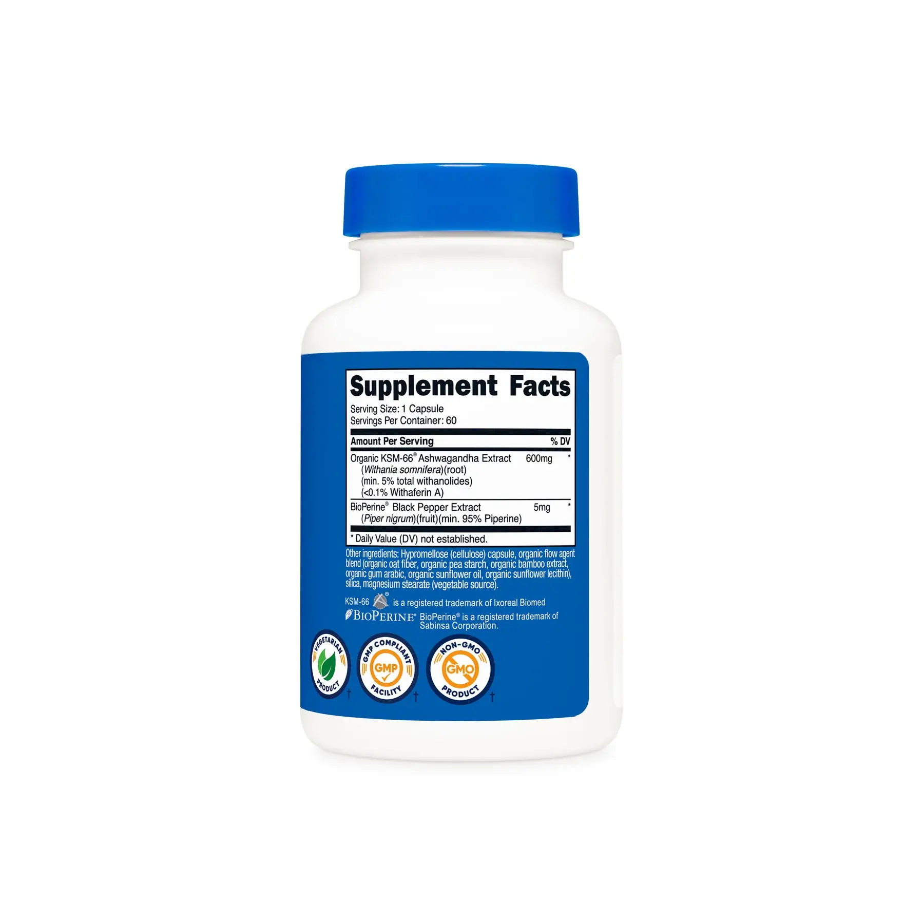 Nutricost KSM-66 Ashwagandha - 600mg | 60 Capsules - Image 2